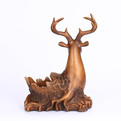 博達(dá)鹿頭酒架 融合吉祥風(fēng)水與藝術(shù)美學(xué)的家居招財(cái)擺件